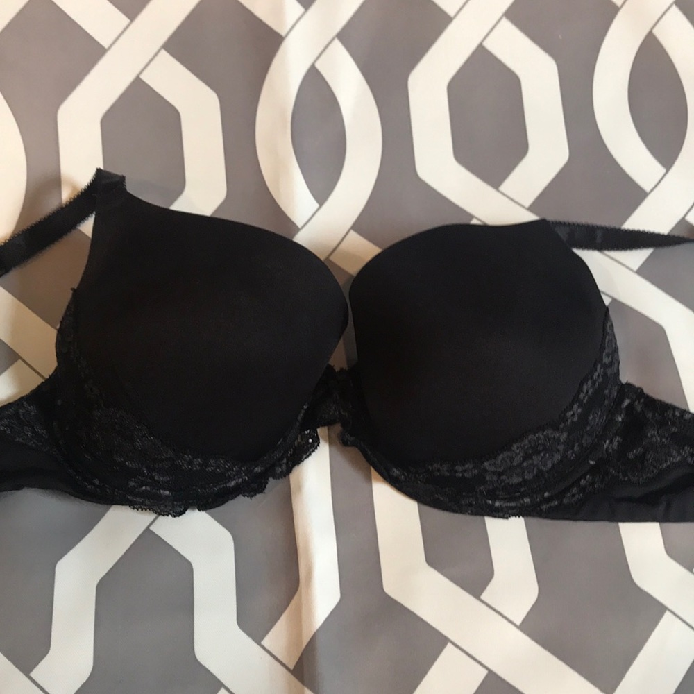 Black Lace Bra